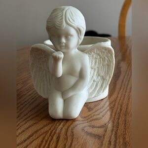 Bloom Rite Cherub Angel Planter,Small Angel Vase,Decorative Floral Design Wings